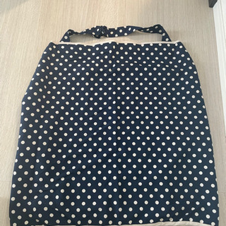 ドット柄授乳ケープの画像