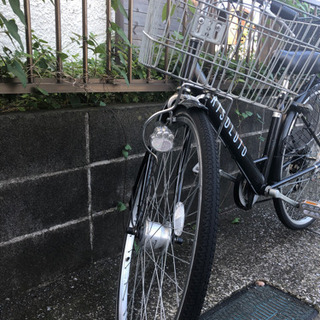 27インチ整備済み6速ギア 買い物カゴ ドレスガード付き