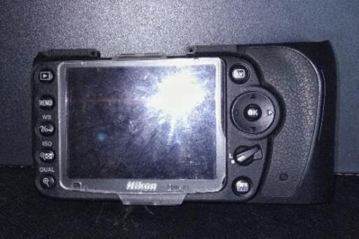 Nikon D90 液晶パネル(裏蓋、プロテクター付き)