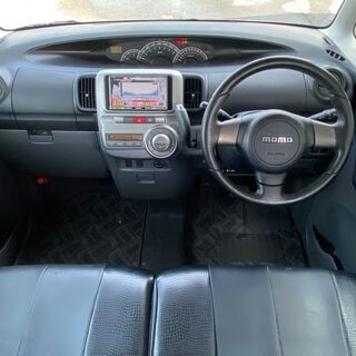 H.21年　車検：令和4年7月まで　 ダイハツ タントカスタム RS ターボ車　HDDナビ・ワンセグTV・バックカメラ フリップダウンモニター　ブラック 走行93,000kmの画像