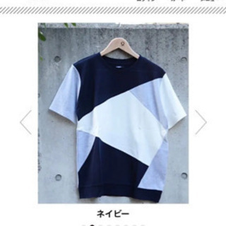 【MORGAN】パネルニットTシャツ Sの画像