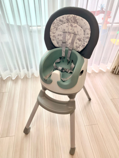 Graco(グレコ) ベビーチェア(7Way) フロアツーテーブル 成長にあわせて使えるイスとテーブル オスカーグレー(GR) 首すわ