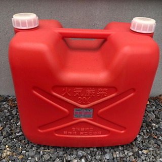 灯油ポリタンク20L 2個 重ねるタイプの画像