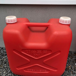 灯油ポリタンク20L 2個 重ねるタイプの画像