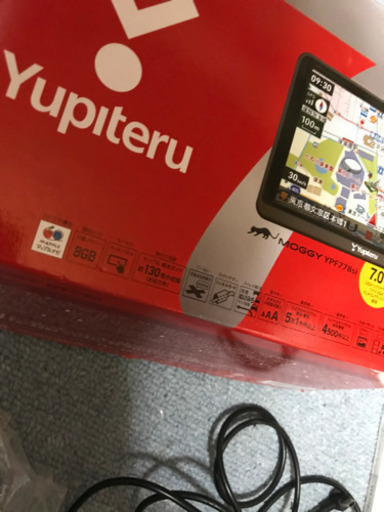 ユピテル　フルセグポータブルカーナビ　YPF778si