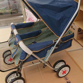 【再値下げ】新品　東京スワン　２人乗りカート(ベビーカー)【業務...