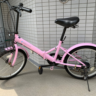 20インチ　折り畳み自転車　6段変速