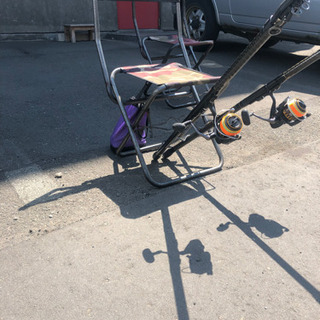 釣り用椅子2台セットの画像