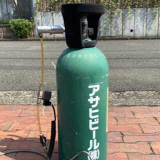 5kg 空ボンベ 電磁弁付き