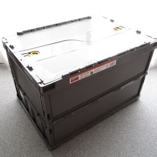 TRUSCO(トラスコ) 薄型折りたたみコンテナ 50Lロックフ...
