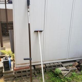 高枝切り鋏　土ならし