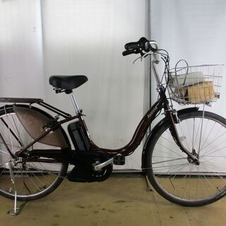 ☆中古電動自転車☆ブリヂストン Assista ブラウン バッテリー新品8.9