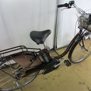 ☆中古電動自転車☆ブリヂストン Assista ブラウン バッテリー新品8.9