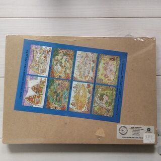 未使用 イギリス製 木製パズル　（動物柄）の画像