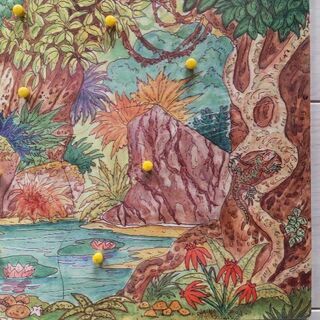 未使用 イギリス製 木製パズル　（動物柄）の画像