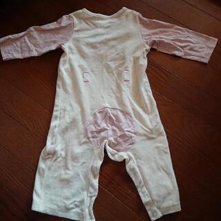 ロンパース 長袖 80サイズ 白の画像