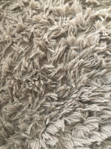 ラグ　190x190 グレー
