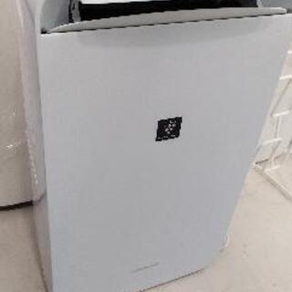 シャープ SHARP CM-J100-W [コンプレッサー方式 冷風・衣類乾燥除湿機 コンパクトクール 冷風タイプ プラズマクラスター搭載 13～25畳（60Hz） アイスホワイト]42806