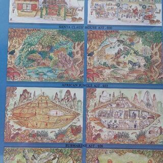 未使用 イギリス製 木製パズル（テディベア柄）の画像