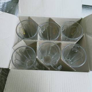 【未使用】特製角ハイボールジョッキ　380ml 6個セット　日本製ソーダガラス　直接取引歓迎　取り置き無料 愛知県岡崎市からの画像