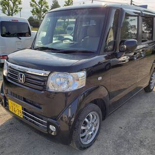 N-BOX+ 4WD 黒　車中泊OK!