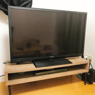 40型テレビ　SHARPのAQUOS(LC-40H9)+テレビ台