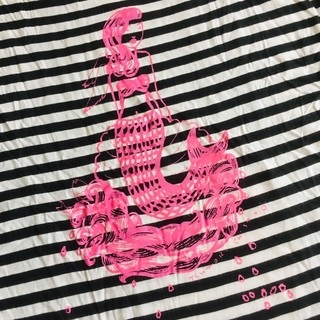 ツモリチサト / 人魚プリントTシャツ / Ｍサイズの画像