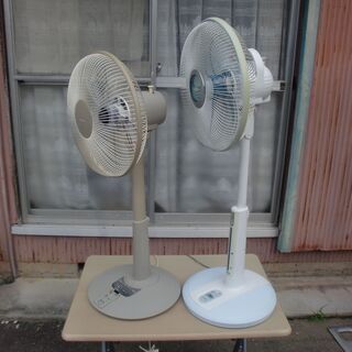国産メーカー　扇風機２台　中古の画像