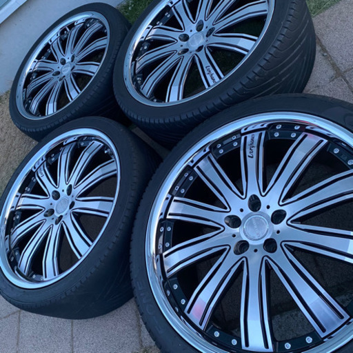 ☆極上22インチ☆美品ラグジーヘインズ☆265/35R22☆タイヤ付☆4本セット☆ムラーノCX-5エクストレイルハリアーレクサス等 39,000円