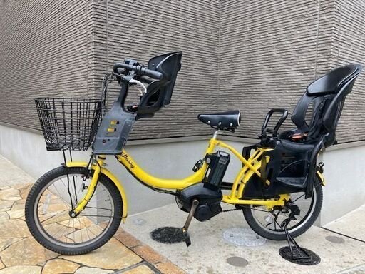 💘バッテリーほぼ新品！💘YAMAHA　ヤマハ　パスバビィ　 電動自転車　子供乗せ　20インチ 　6287