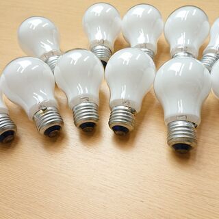 【お引き取り限定】【中古品・未使用品混在】ナショナル シリカ電球 ２０Ｗ　合計１１個の画像
