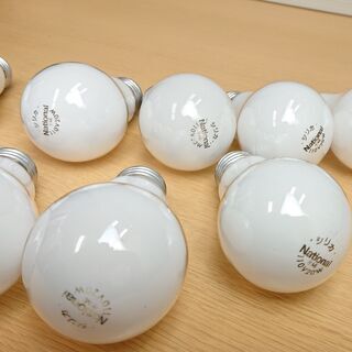 【お引き取り限定】【中古品・未使用品混在】ナショナル シリカ電球 ２０Ｗ　合計１１個の画像