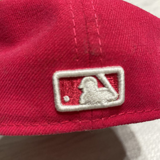 New Era ニューエラキャップ 赤　ヤンキース キャップの画像