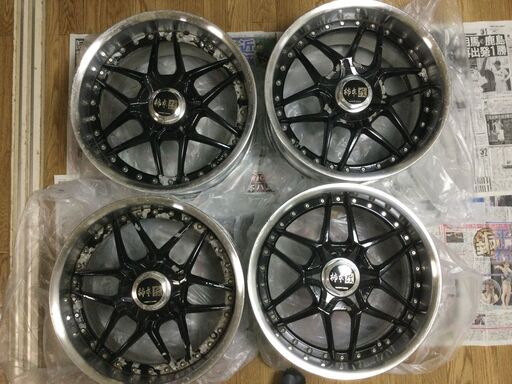 ご購入有難うございます）ジャンク品　柿本ホイール４本