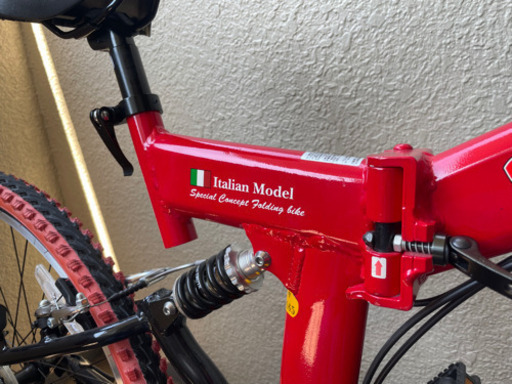 ランボルギーニ　レッド 26インチ 折りたたみ