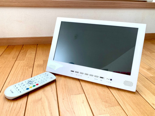 お取引き成立⚠️美品！ポータブルDVD・CDプレーヤー・TV  防水12型フルセグ対応 REALLIFE JAPAN   FL-12WP