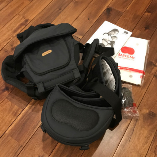 BABY&ME ONE-S LIGHT 抱っこ紐　ヒップシート　ブラック