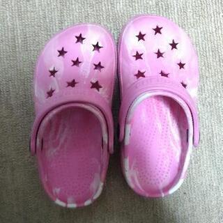 サンダル　ピンク　16cm　