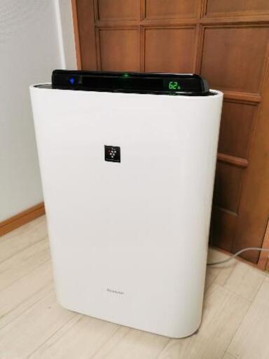 （取引完了）SHARP　加湿空気清浄機　KC-D70-W　プラズマクラスター　取説あり　加湿器