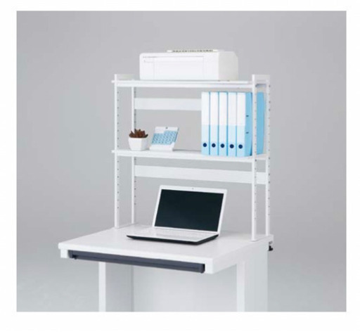 コクヨ　デスク　ラック2段付き　ピクサ2