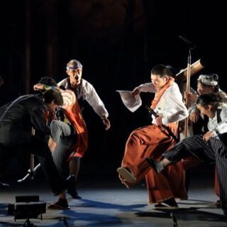 那珂湊野外劇演出家による演劇体験型ワークショップ