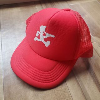 【中古】出前館　業務委託用　帽子　キャップ【ほぼ新品】の画像