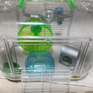 ハムスター　ゲージ　　ハムスター飼育道具　セット　値下げしました