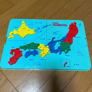 くもん　公文　日本地図パズル　立体