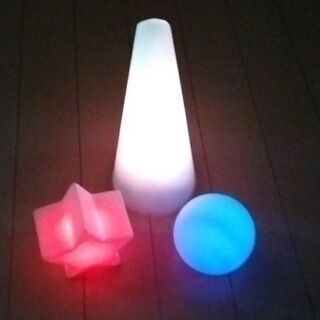 【3個セット】レインボーに光るライト