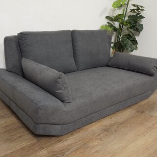 アウトレット 新品 未使用 ゆったり座面 2人掛け グレー