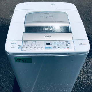 ②‼️9.0kg‼️1531番 HITACHI✨日立全自動電気洗濯機✨BW-9PV‼️