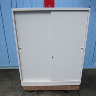 引違い書庫　ホワイト　ウチダ製　5-849-0622