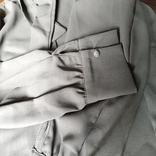 新品 ブラウン シャツ 春秋の画像