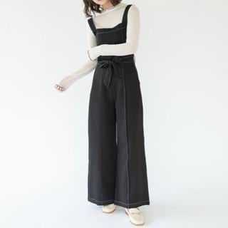 【卸売り】サロペット（ブラック） 副業にも！全て新品タグ付きの画像